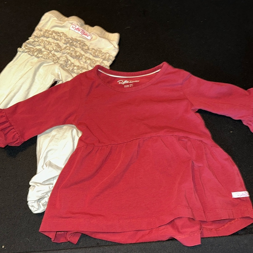 Ruffle Butts long sleeve top & leggings bundle